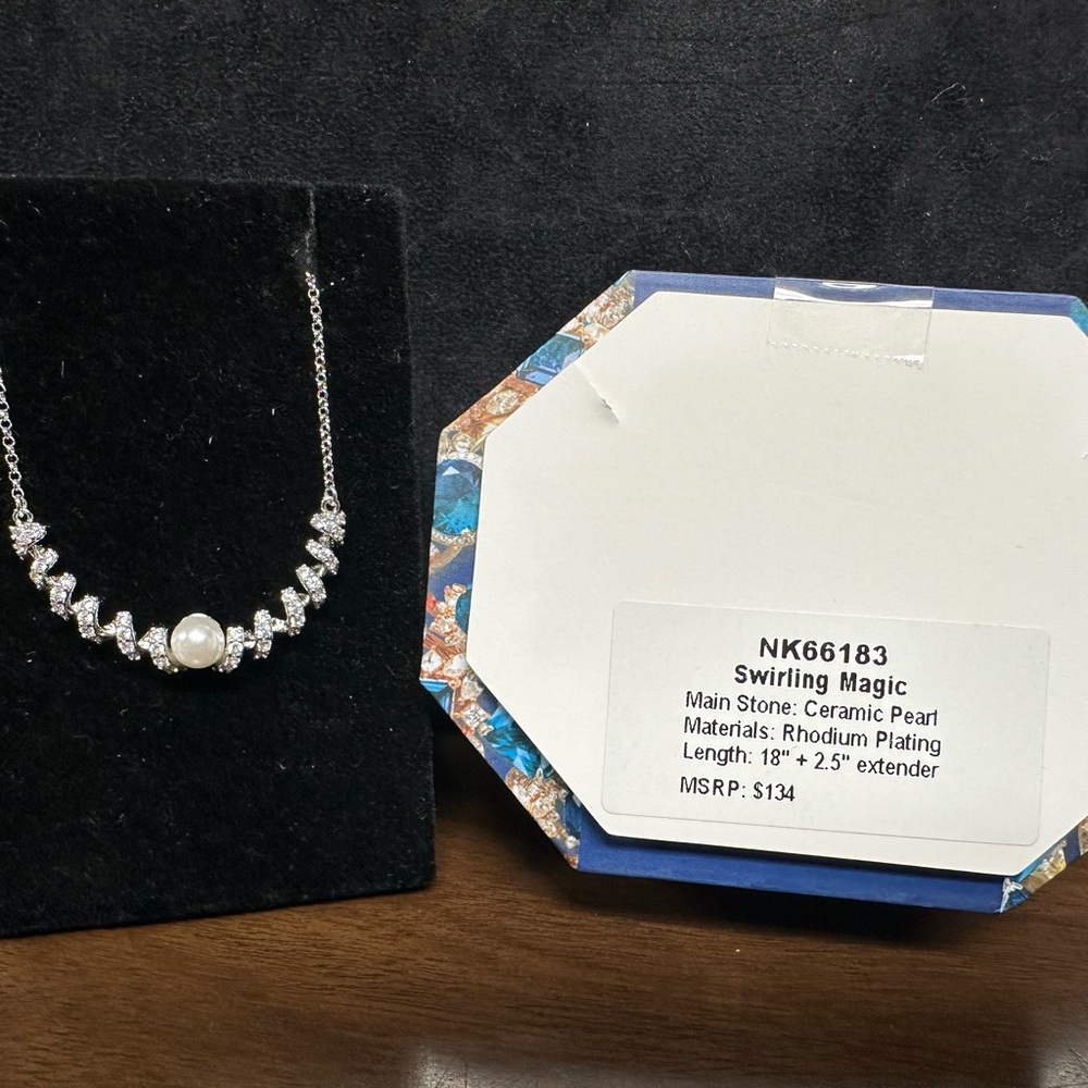 BP Revealed Elegant Silver Pearl Necklace - June 2025 Collection